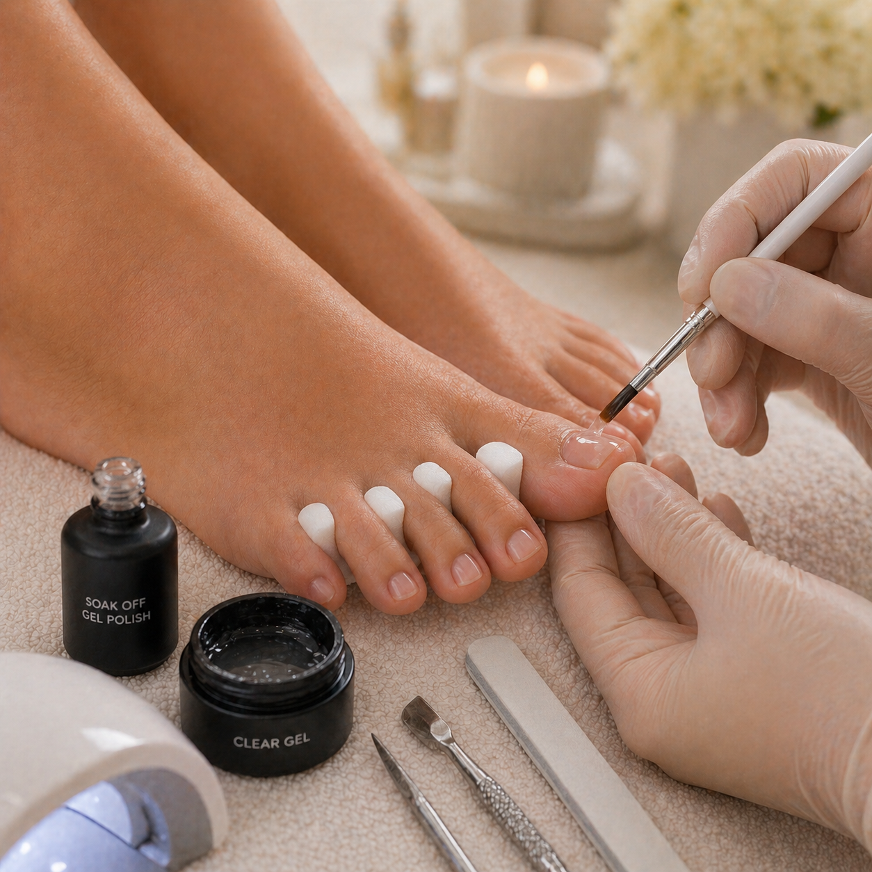 Gel Pedicure